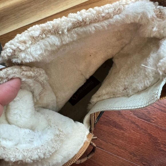 Baretraps Alta Womens Faux Shearling Snow Boot Sz 9M Brown Waterproof - Picture 8 of 12